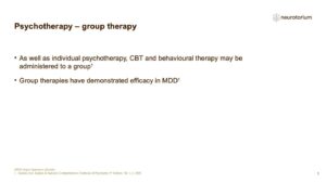 Psychotherapy – group therapy